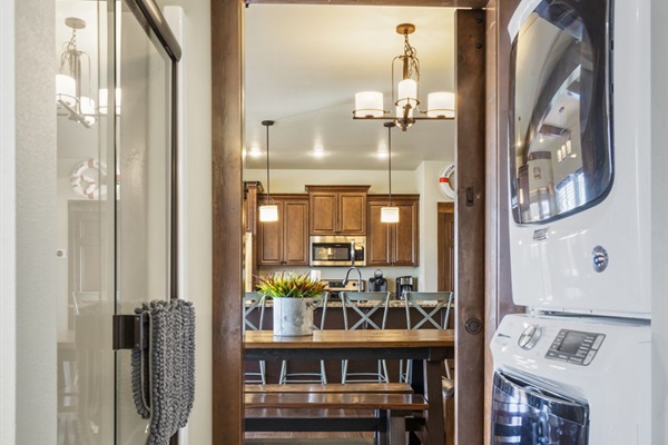 Washer and Dryer on main level