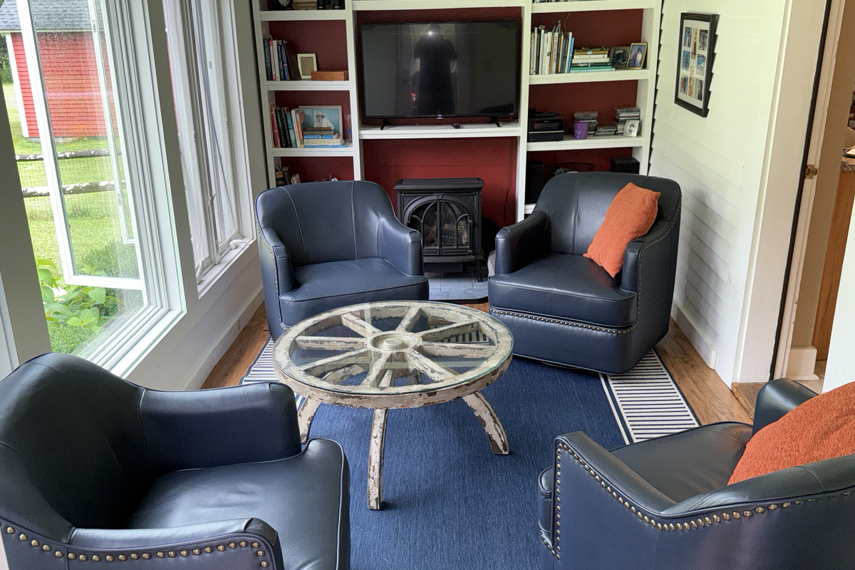 Bright sunroom — a cozy spot to relax