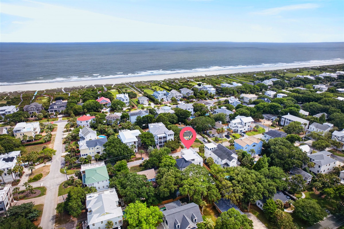 Location | Sun Kissed by the Sea | 3007 Cameron Blvd | Isle of Palms, SC | IOP Escapes