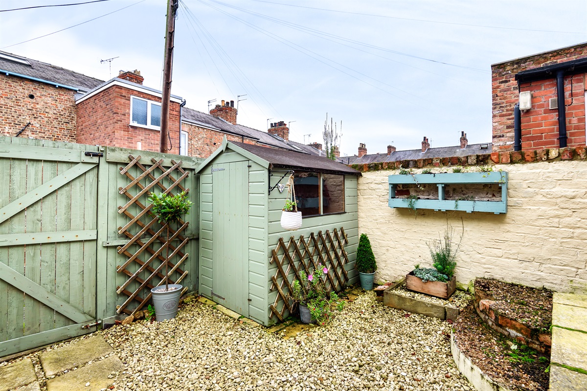 Rear patio