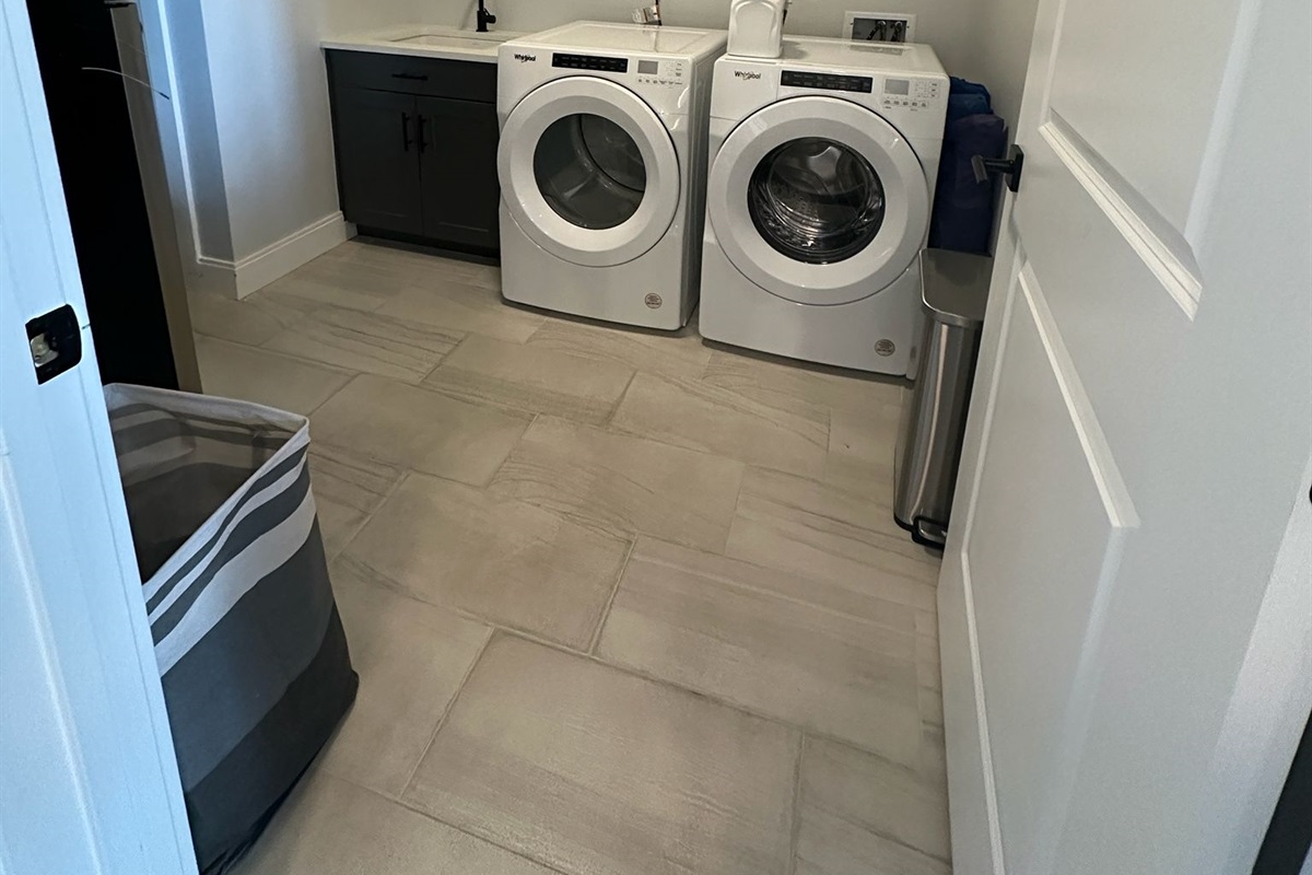 Large laundry room high end Washer/Dryer