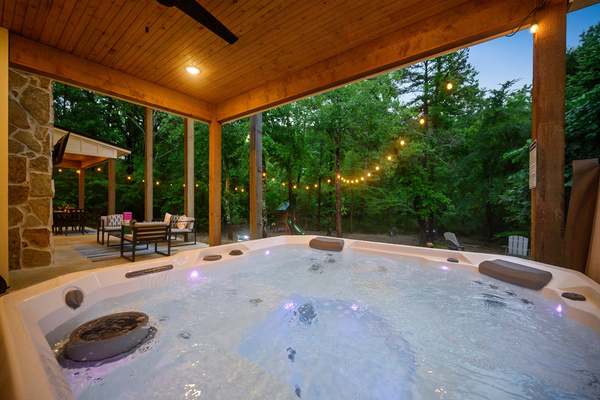 Your view from the hot tub 