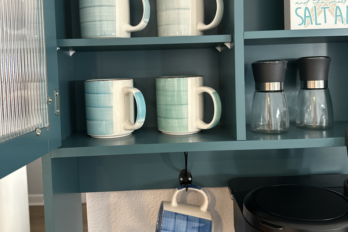 Enjoy a morning cup of coffee 
