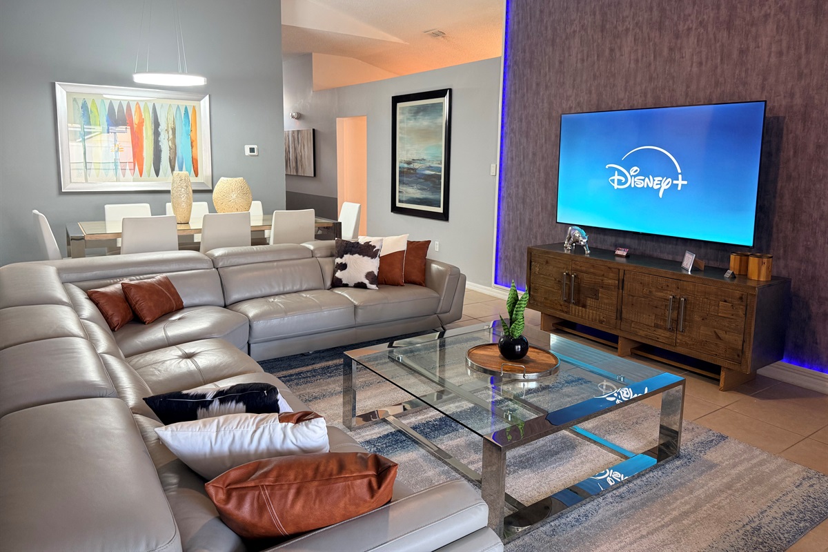 Watch your favorite channels on the 70” Smart Roku TV 