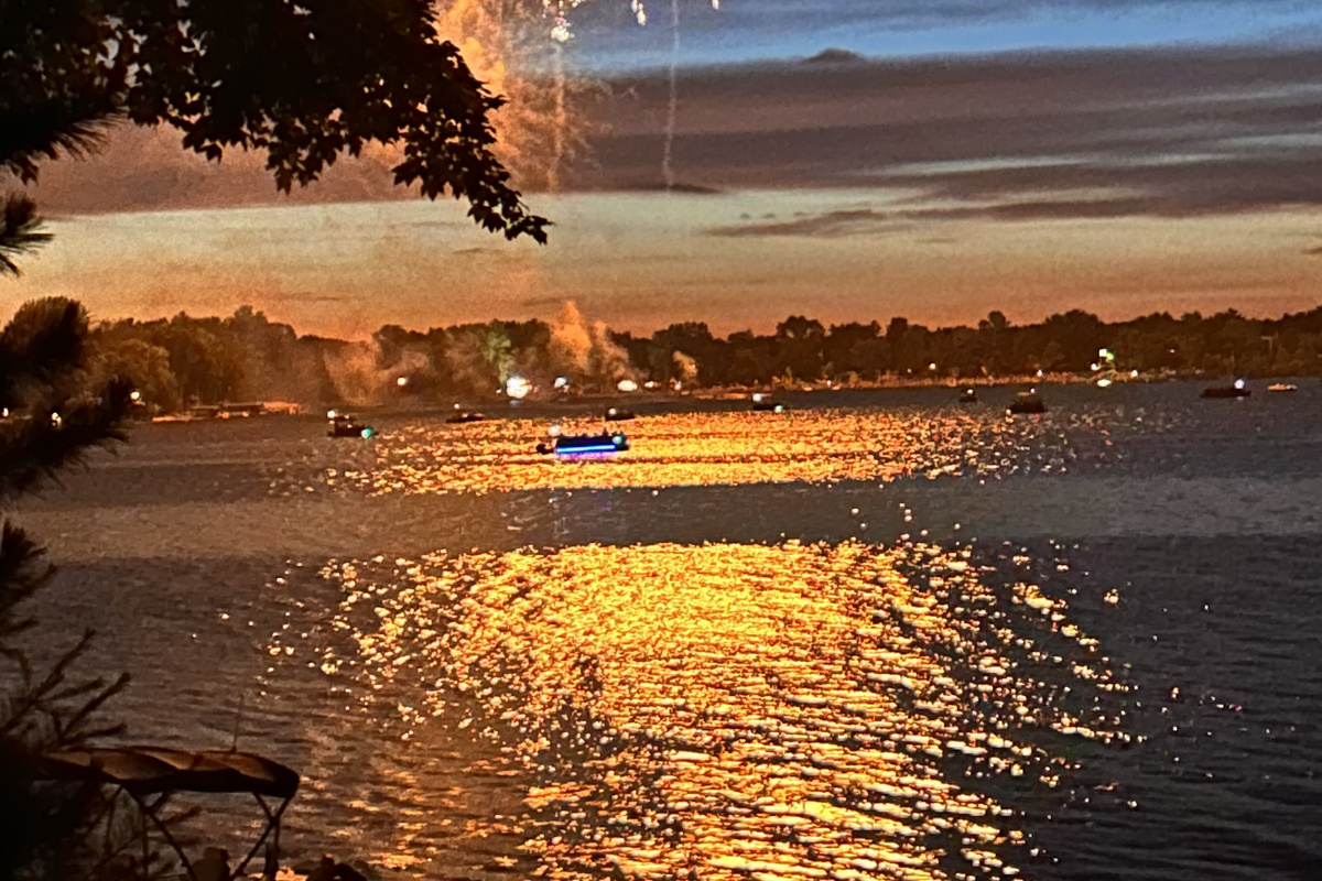 The best view of the July 4th fireworks!