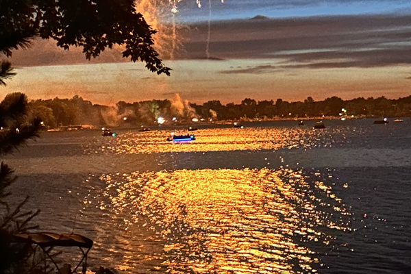 The best view of the July 4th fireworks!