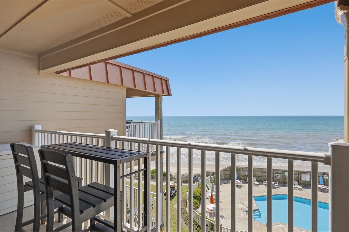 Sip your morning coffee with sweeping oceanfront views