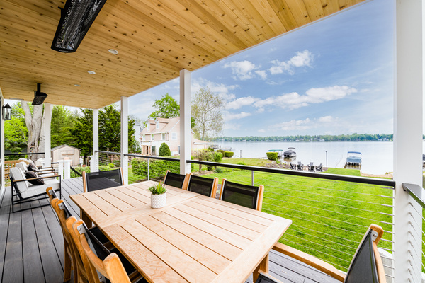 Dining table (seats 8 comfortably)