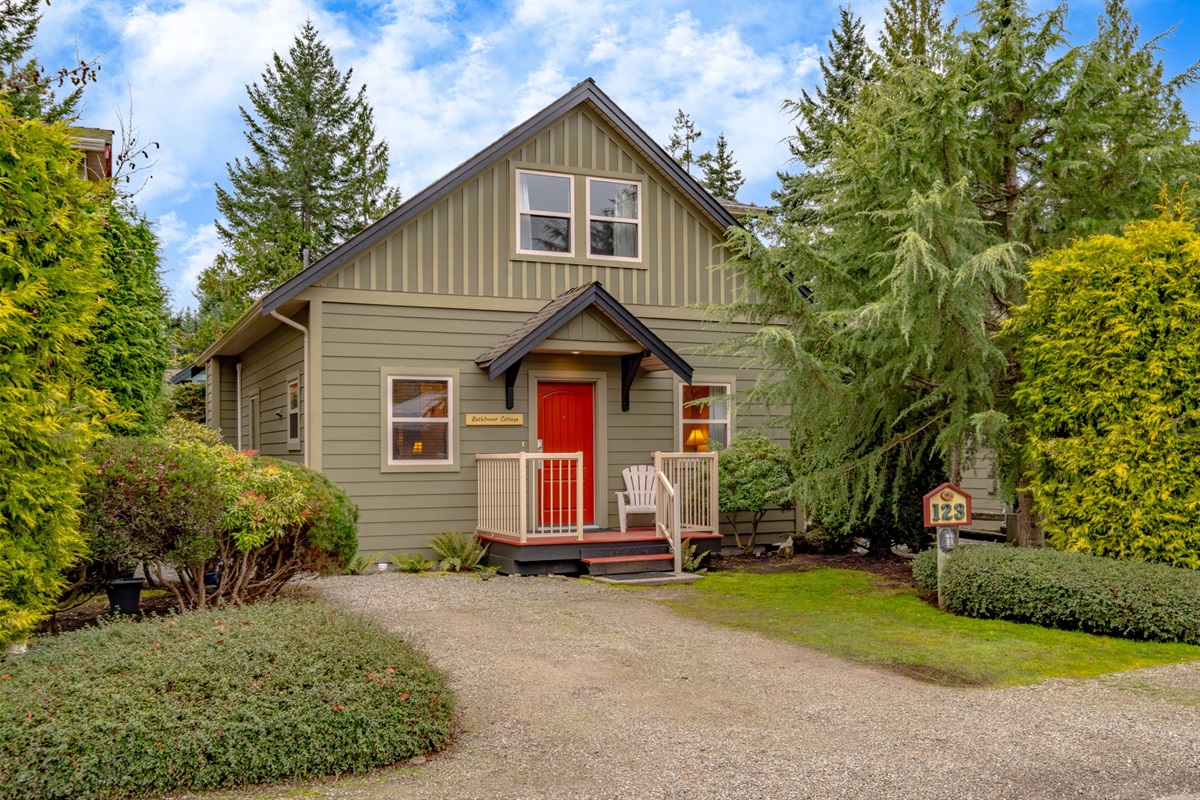 Free parking for 2 vehicles right in front of the cottage!