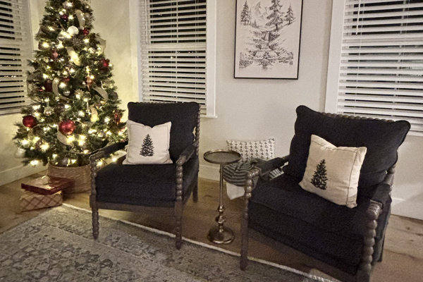 Holiday styling begins Mid- November. Book your holiday stay with us! 