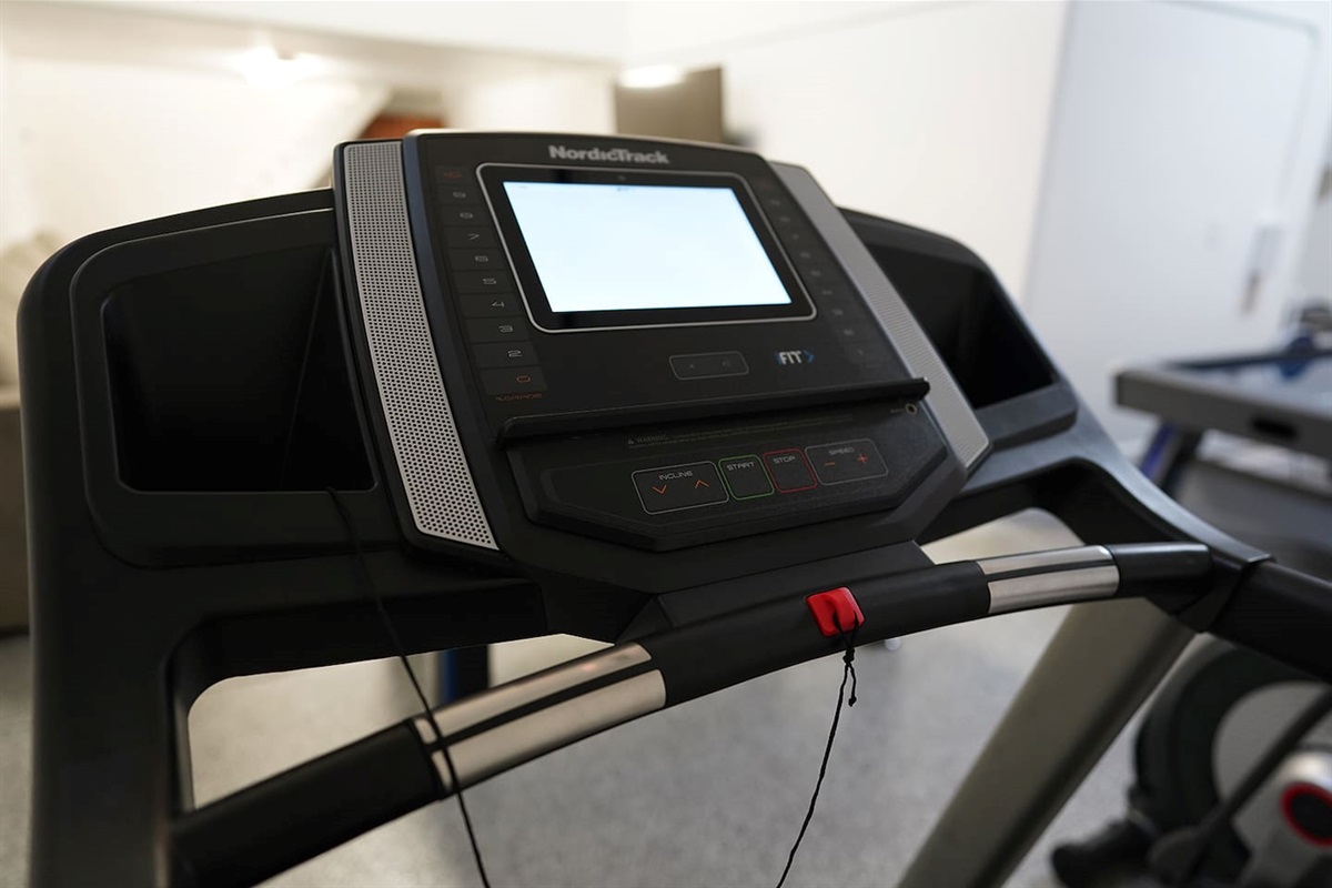 Air conditioned and heated garage space includes a NordicTrack treadmill, an elliptical machine, and a weight rack with 5lb. dumbbells all the way up to 50lbs.