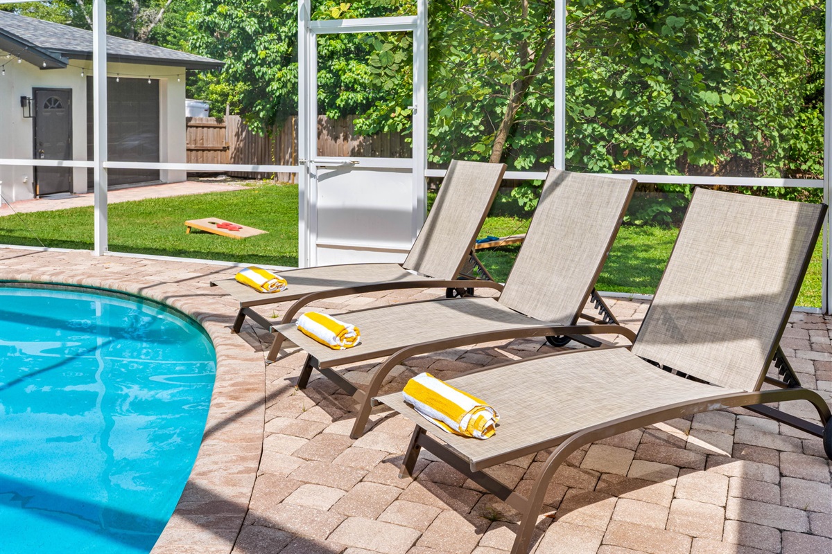 Family-friendly pool with shallow lounging areas and safe enclosure.
