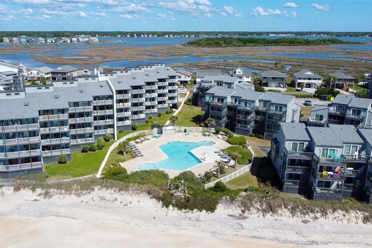 Alternate view of Shipwatch Villas and the pool