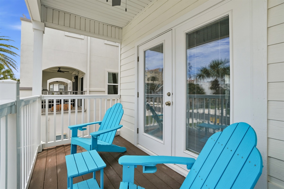 Nothing better than enjoying the breeze on the balcony