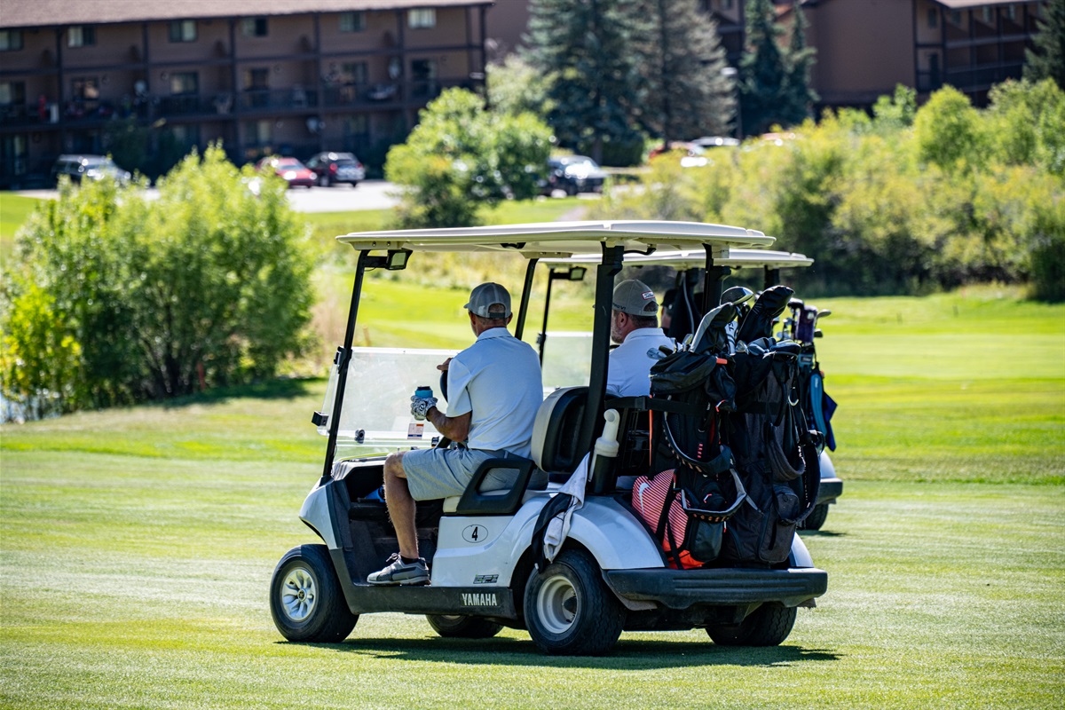 Golfing at Wolf Creek Golf Course