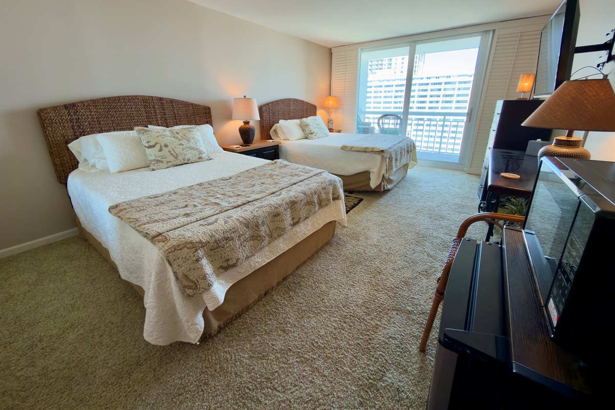 Two Queen Beds In Bedroom