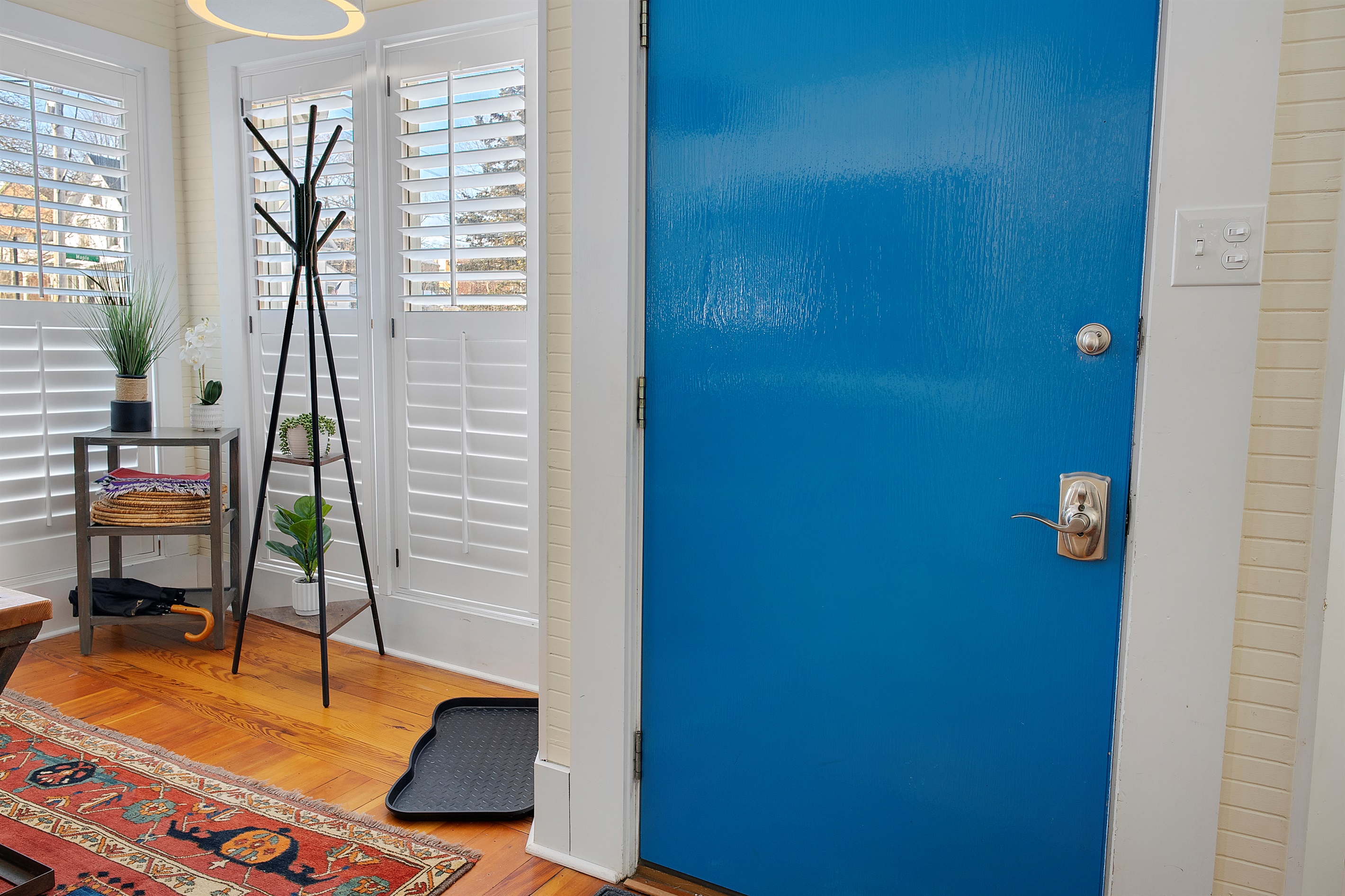 Main Entry - Coat Rack - Shoe Tray