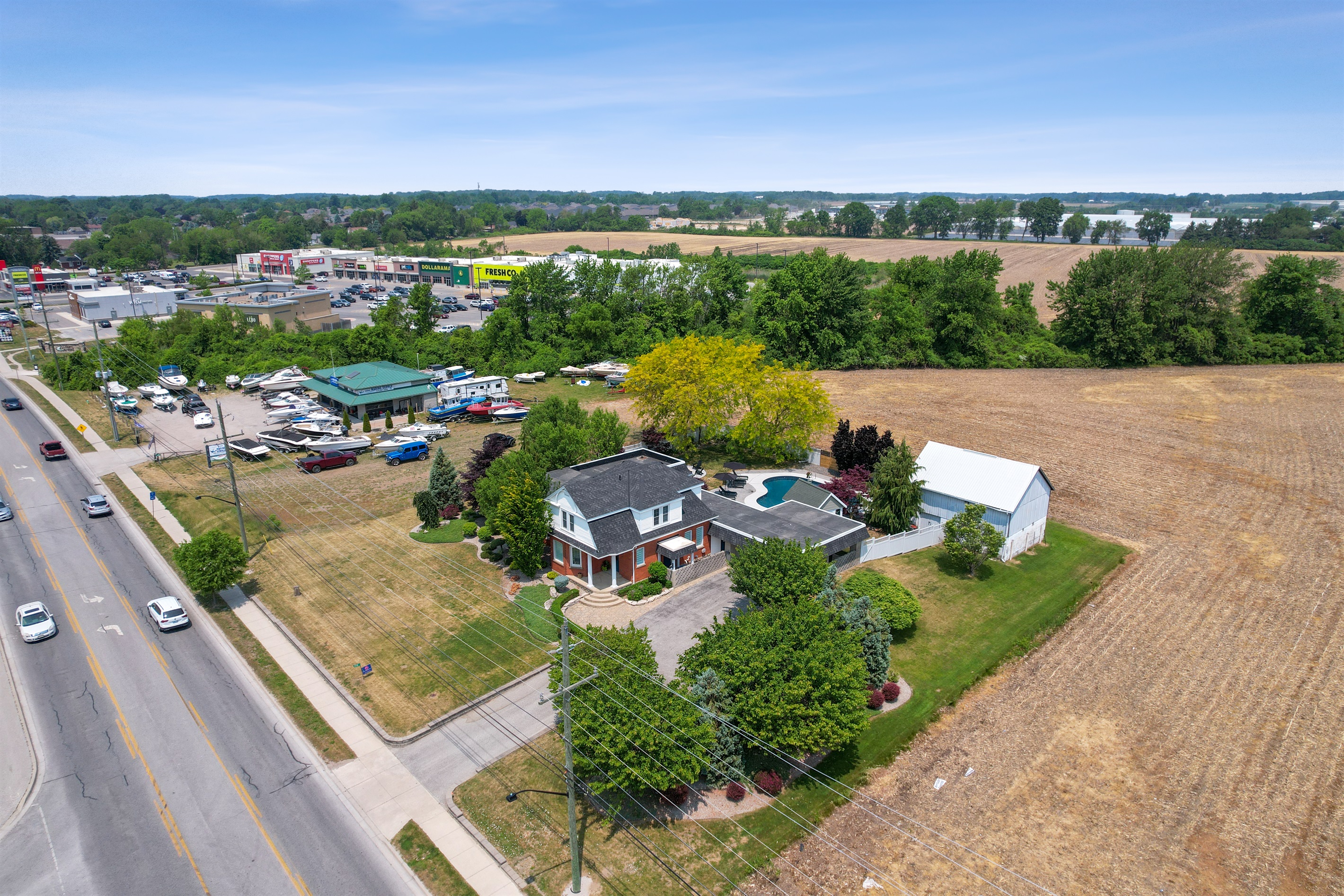 Aerial View of Exterior