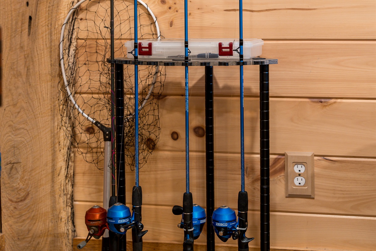 Fishing Poles and Net Provided
