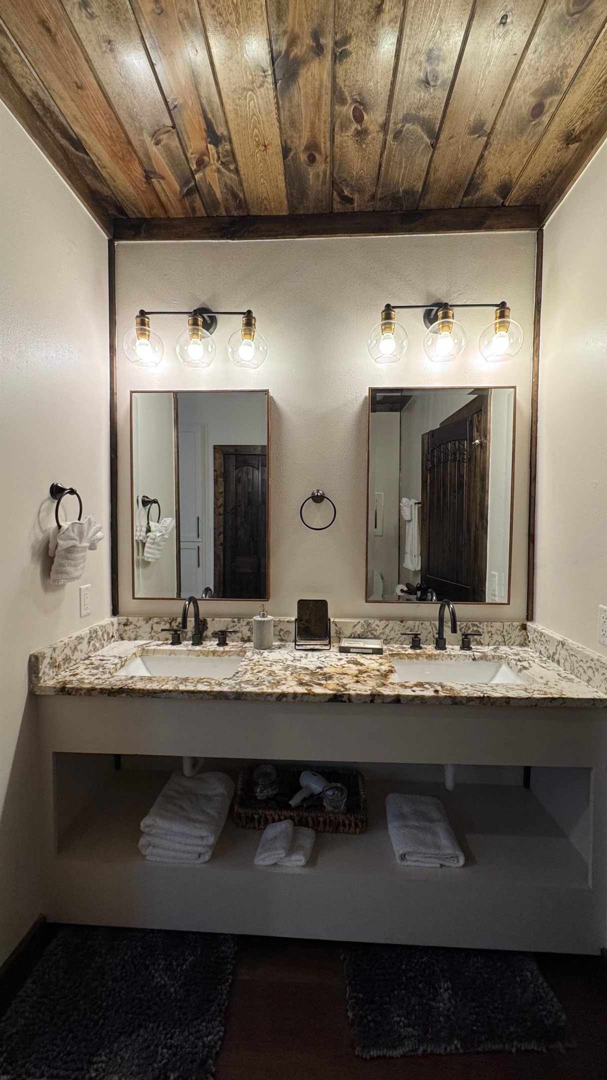Master bathroom vanity