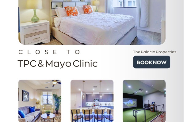 Safe & Peaceful Accommodation near to TPC and Mayo Clinic