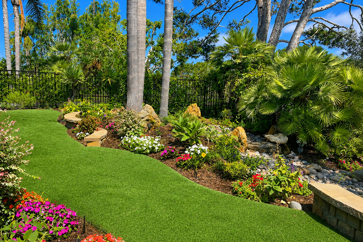 Peaceful gated garden
