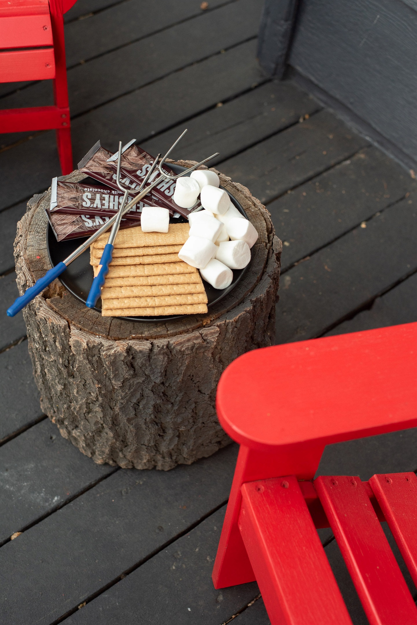 Cook up some S'Mores and get that camping feel without sacrificing the comfort of a luxury home!