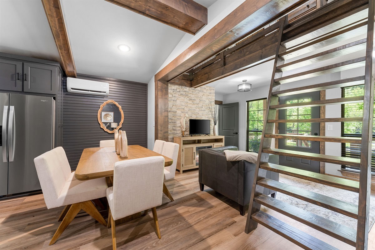 Living Room and Dining Room