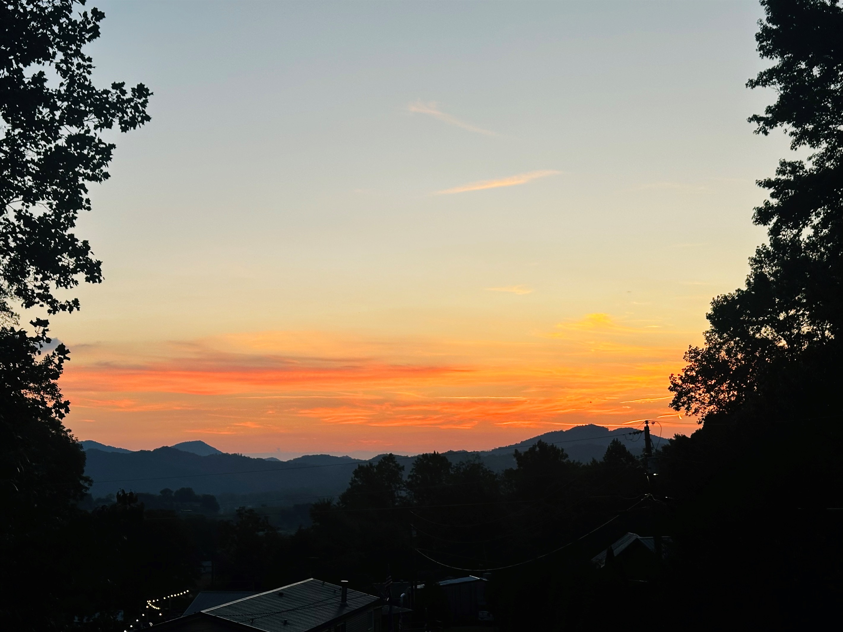 Beautiful Sunset from the Lanai (porch)