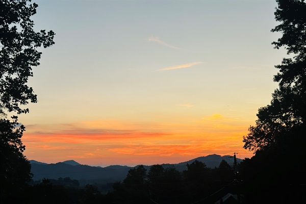 Beautiful Sunset from the Lanai (porch)
