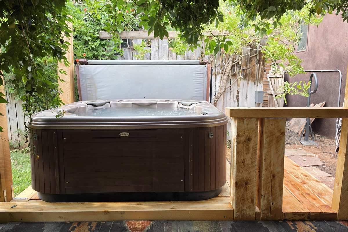 Private Hot Tub to Enjoy After a Day of Explorations!