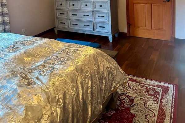 Master bedroom with private bathroom 