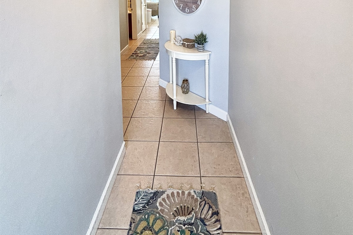 Entry way to the condo