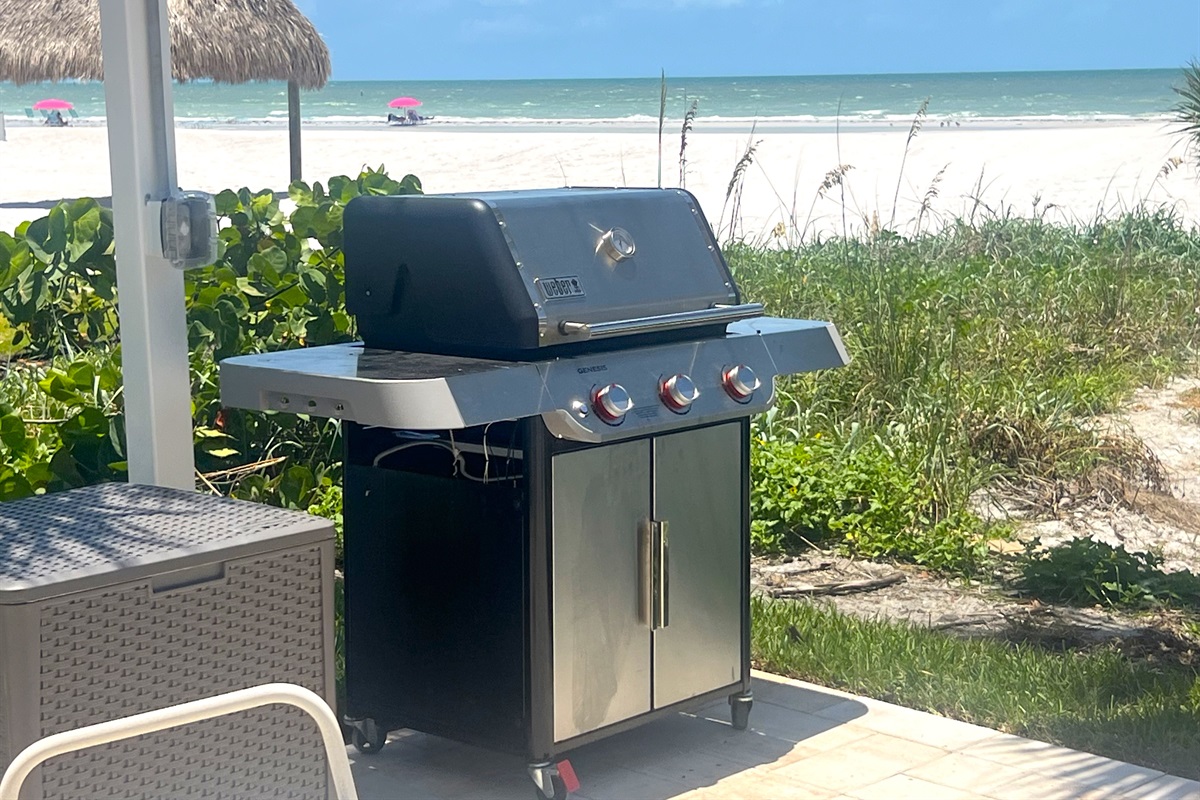 Grill by the beach