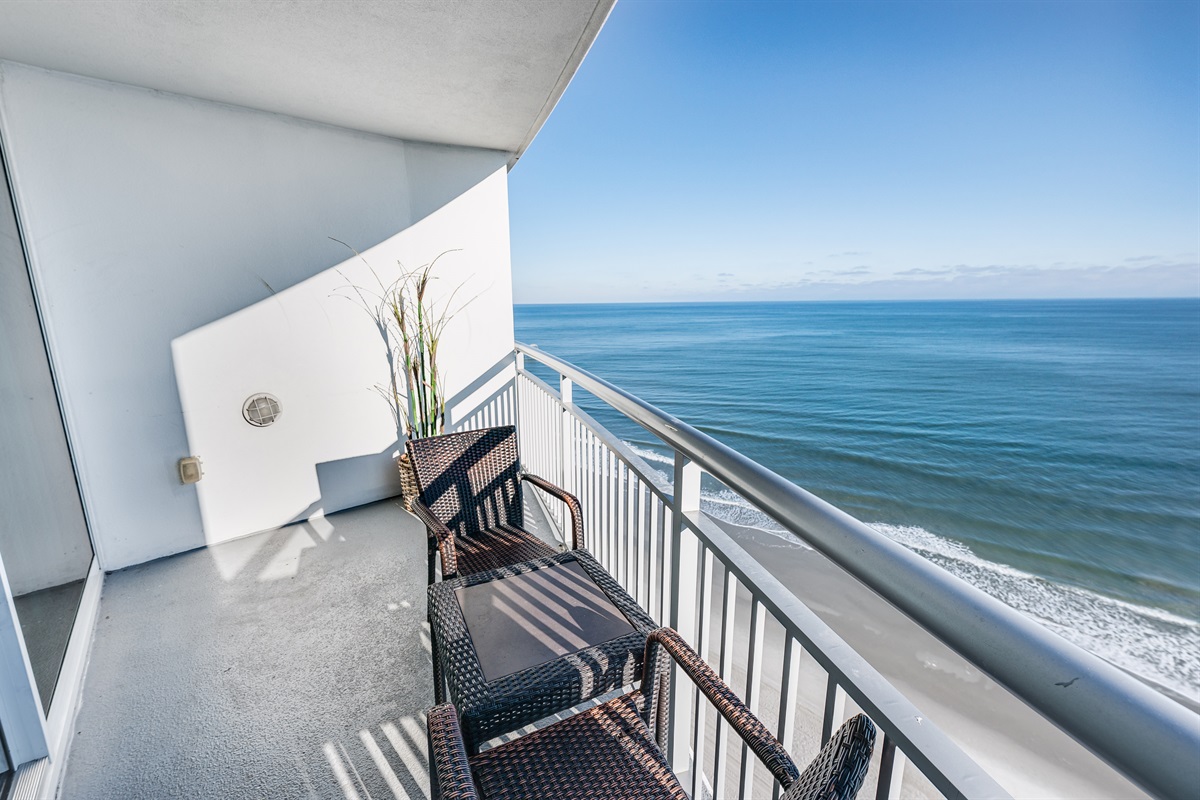 Amazing View from the Balcony!