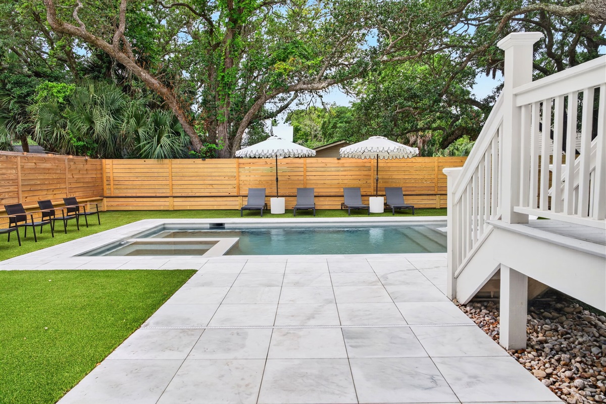 Pool | Sun Kissed by the Sea | 3007 Cameron Blvd | Isle of Palms, SC | IOP Escapes