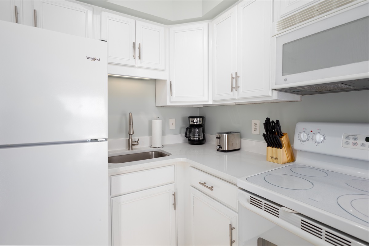 Well equipped kitchen for all your cooking needs