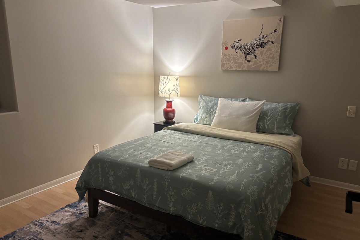 Private Bedroom with Queen Bed