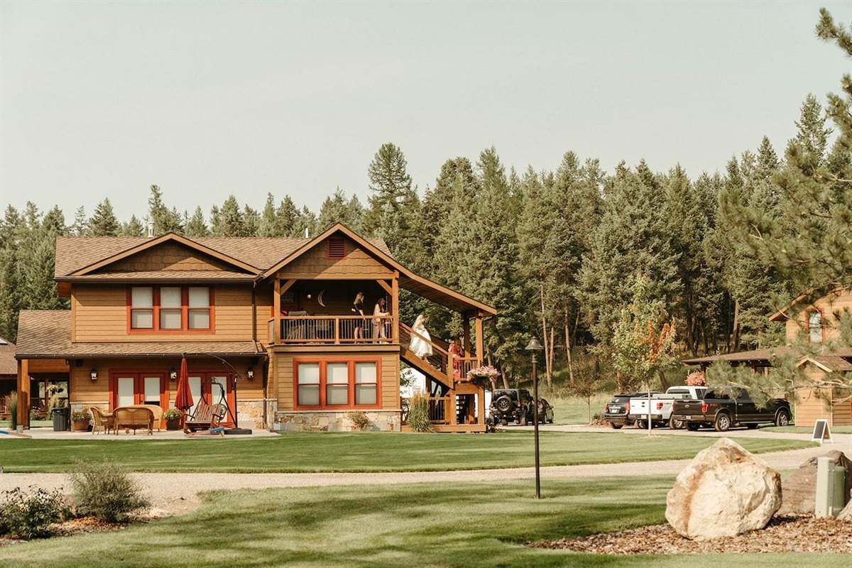 Deer Moon is upstairs