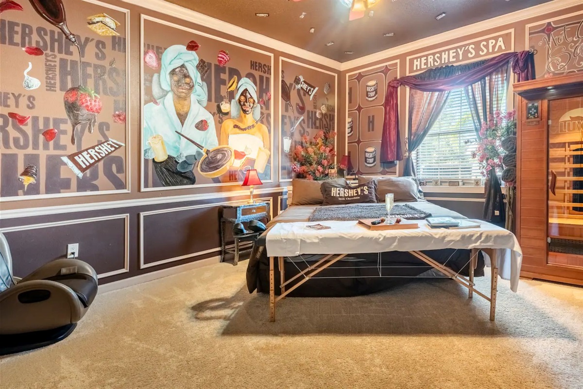 The Hershey spa and private sauna