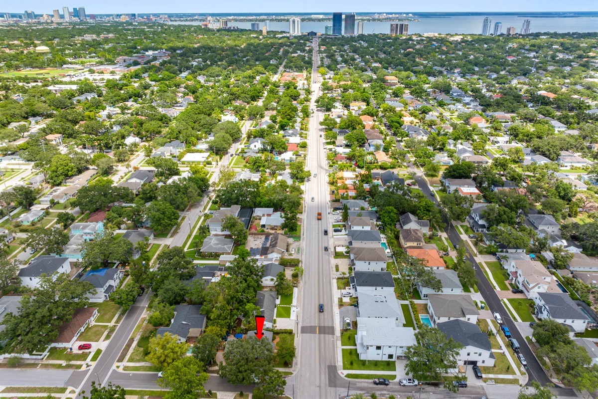 Aerial View of the Neighborhood