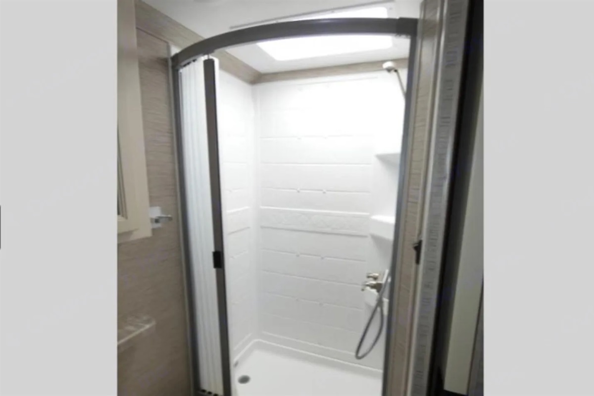 Oversized RV shower