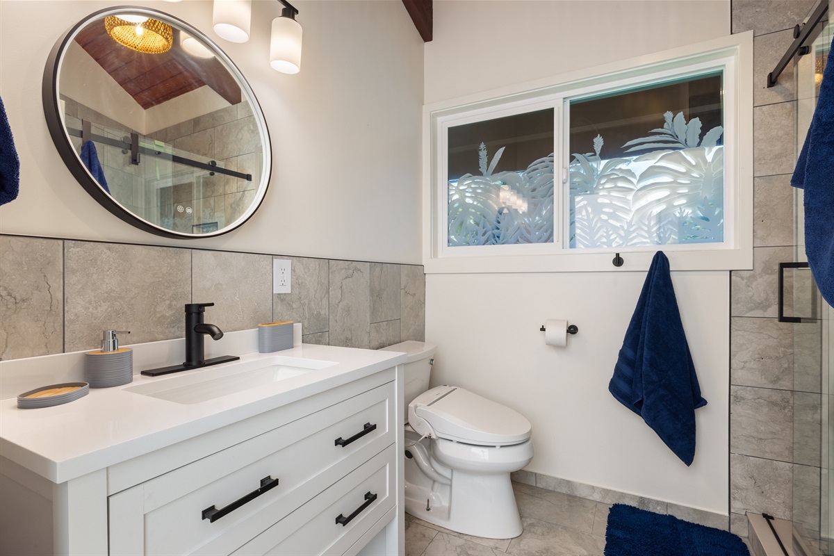 Full bathroom with shower