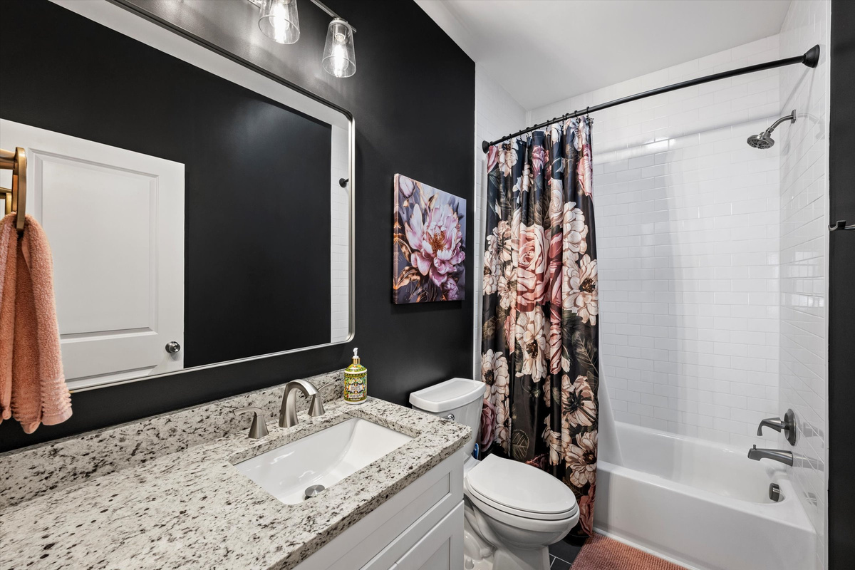 Two full bathrooms help everyone spread out and settle in comfortably.