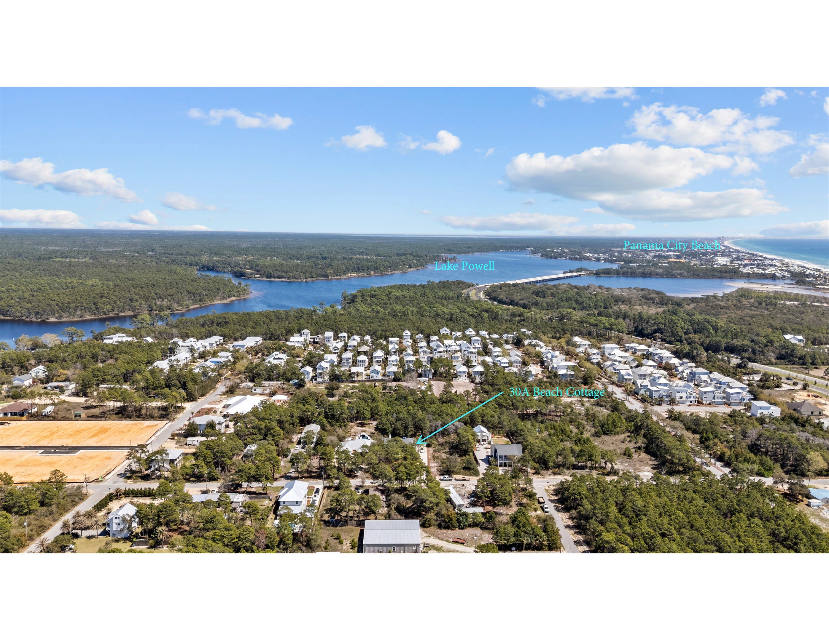 Proximity to Lake Powell, one of Florida's largest coastal Dune Lakes