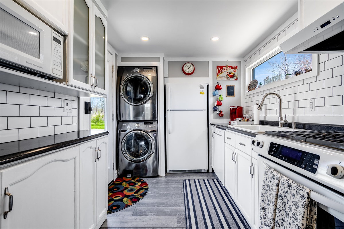 Kitchen + Laundry Room