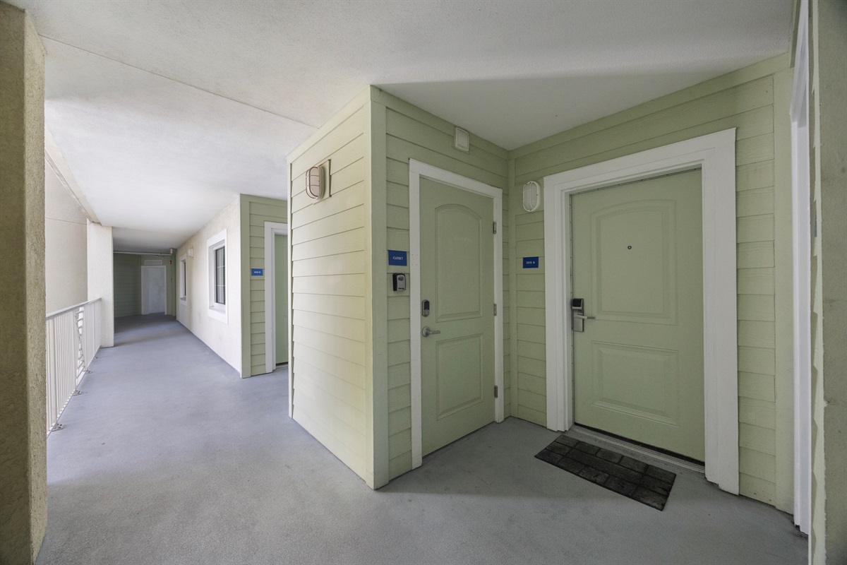 Entrance to unit 3315