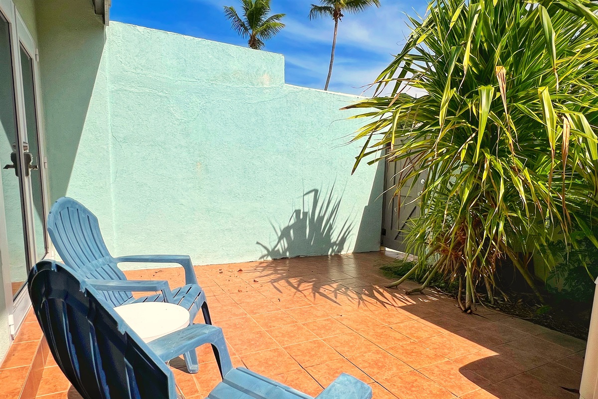 Gather with loved ones or simply enjoy the peace of this outdoor space.