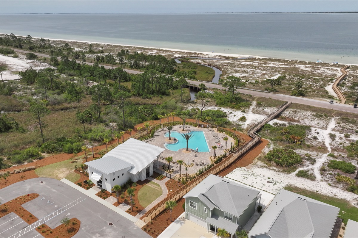 Community North Pool just a 2-minute golf cart ride from the home.