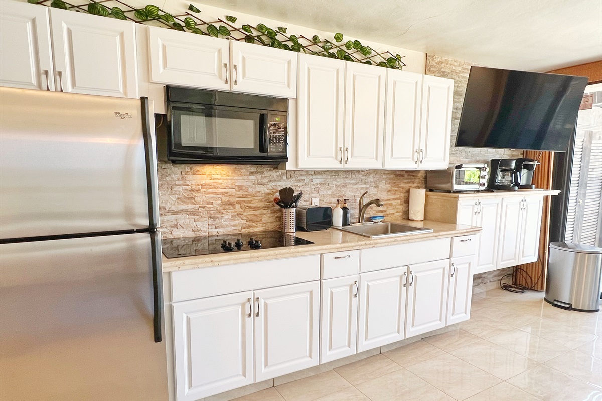 Remodeled kitchen with everything you need if you want to cook!